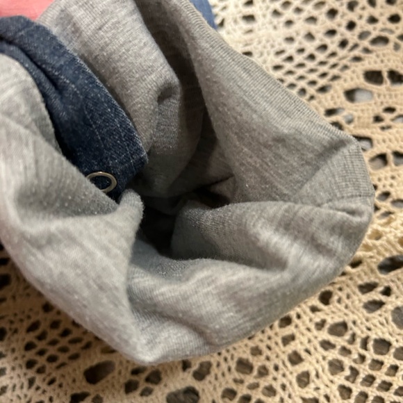 Please Mum jersey lined denim overalls size 6 months - Picture 6 of 13